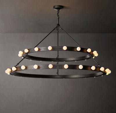 Signature Vitoria Round Two Tiered Chandelier