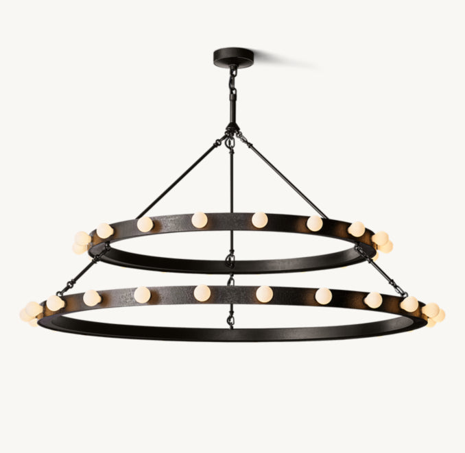Signature Vitoria Round Two Tiered Chandelier