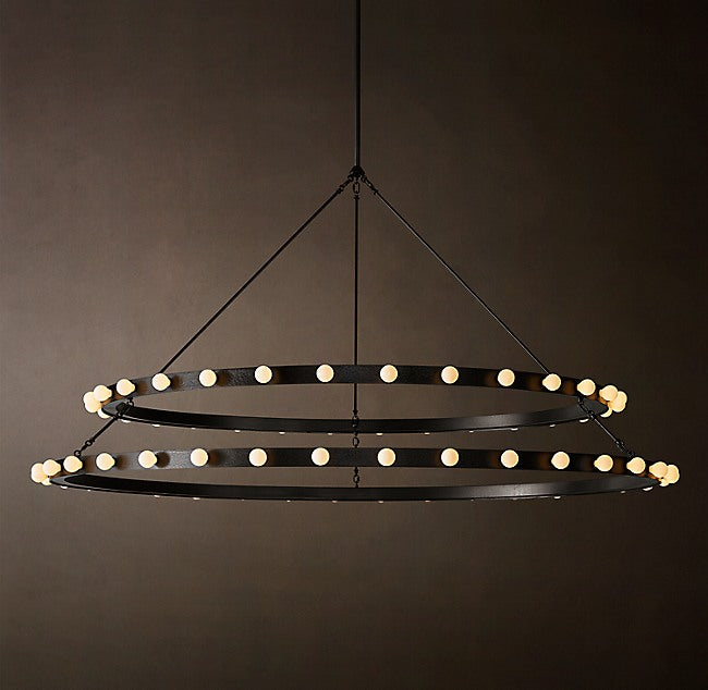 Vitoria Round Two Tiered Chandelier