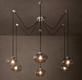 Cabrette Clear Glass Suspended Chandelier