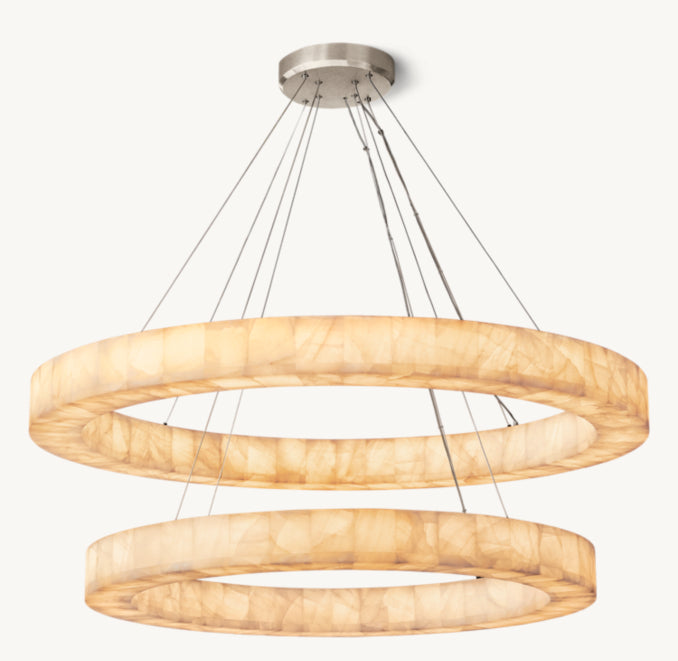 Artisan Rivage Lueur Two-Tier Round Chandelier, alternate view
