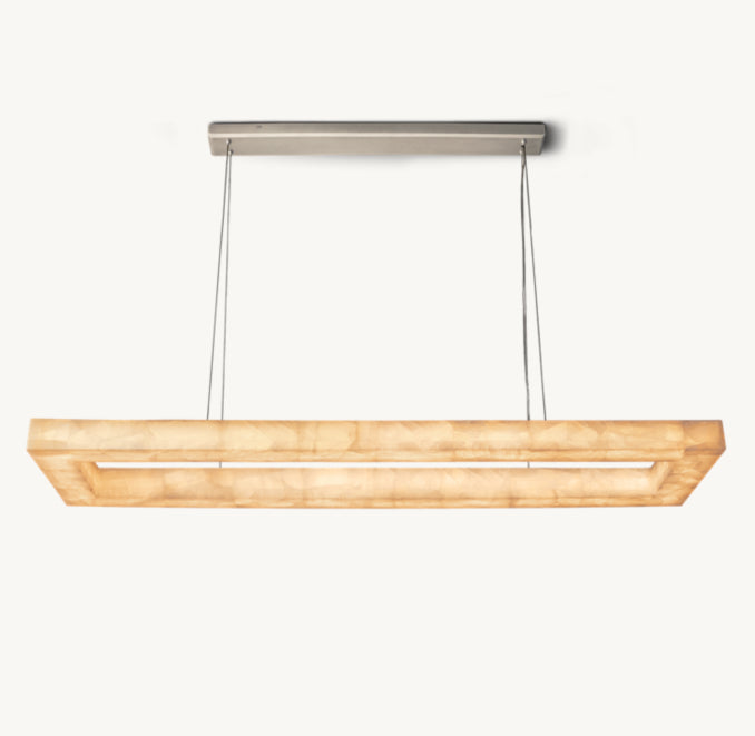 Artisan Rivage Lueur Rectangular Chandelier – 54"