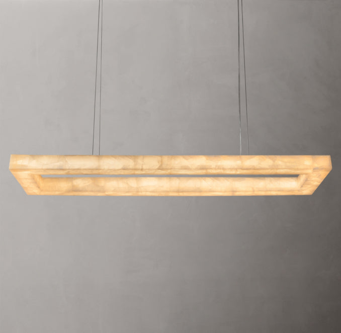 Artisan Rivage Lueur Rectangular Chandelier, alternate view
