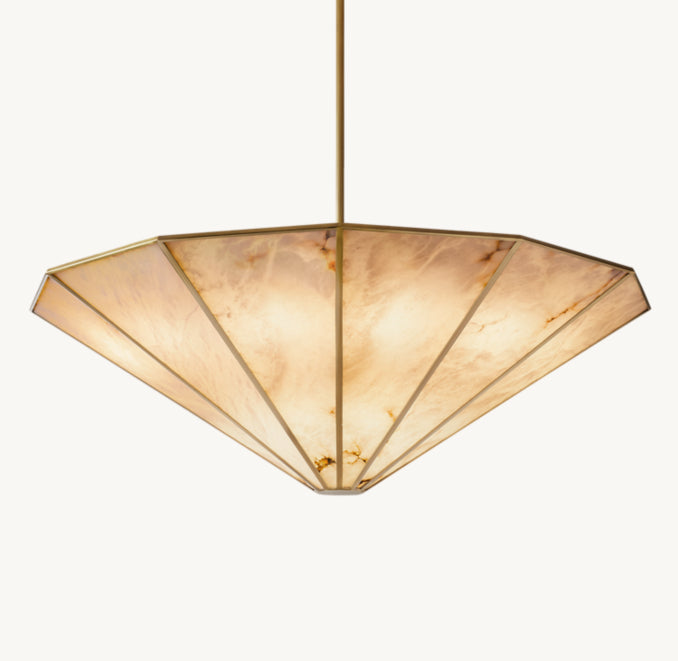 Sculptural Lucette Round Chandelier
