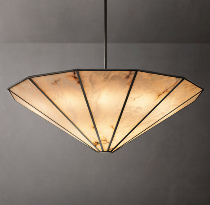 Sculptural Lucette Round Chandelier