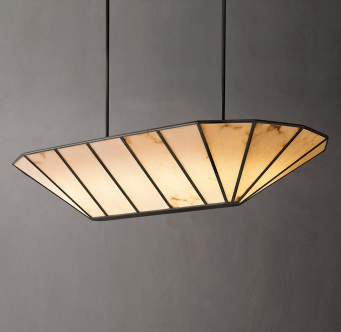 Sculptural Lucette Linear Chandelier – 72"