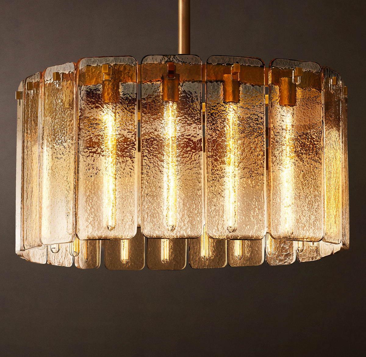 Signature Calamette Glass Round Chandelier – 36"