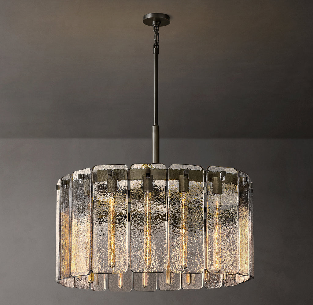 Signature Calamette Glass Round Chandelier