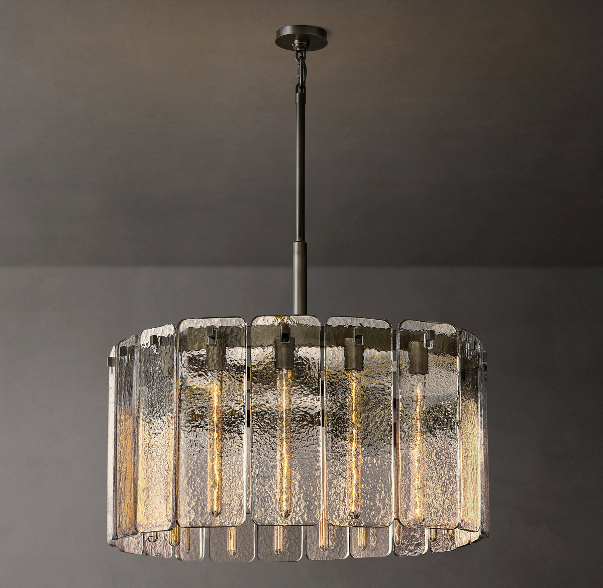 Signature Calamette Glass Round Chandelier