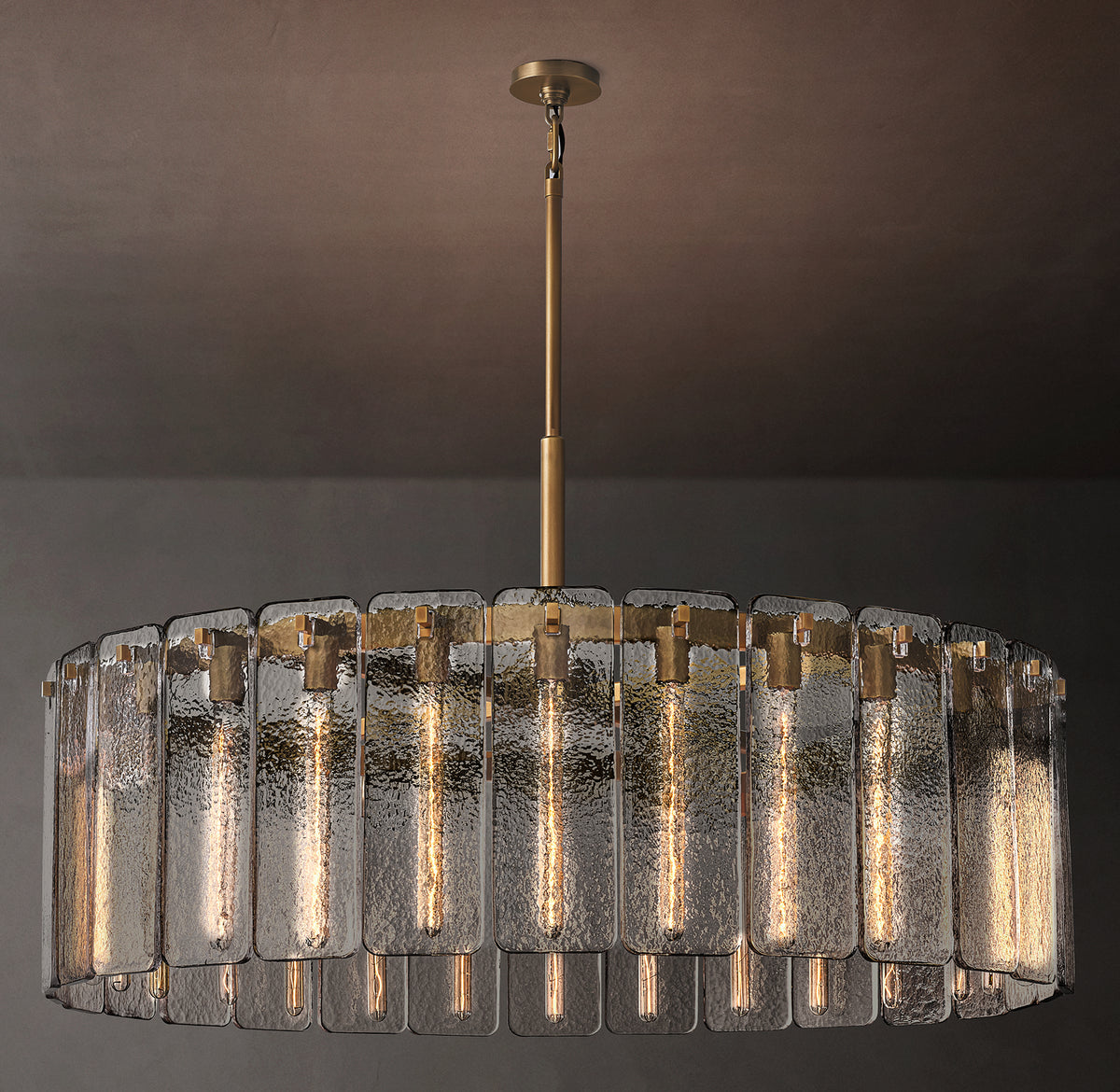 Signature Calamette Glass Round Chandelier