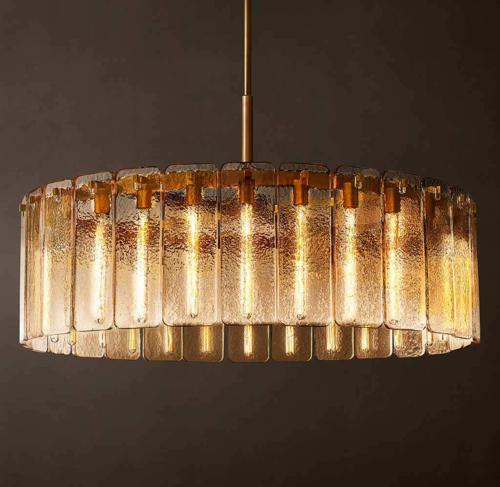 Signature Calamette Glass Round Chandelier – 48"