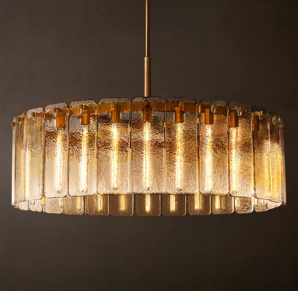 Signature Calamette Glass Round Chandelier – 48"