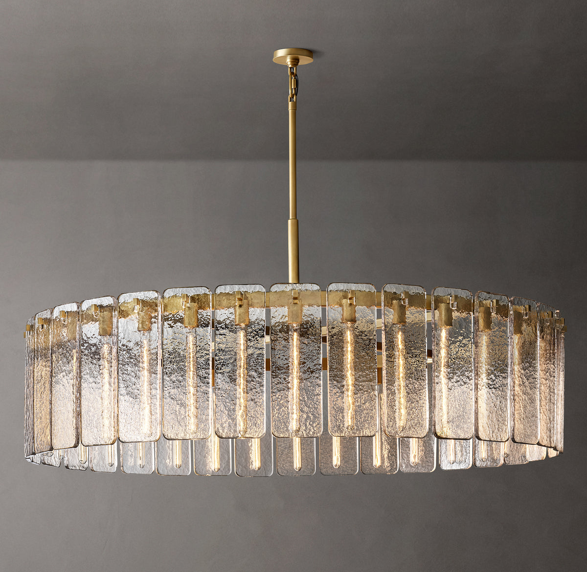 Signature Calamette Glass Round Chandelier – 60"
