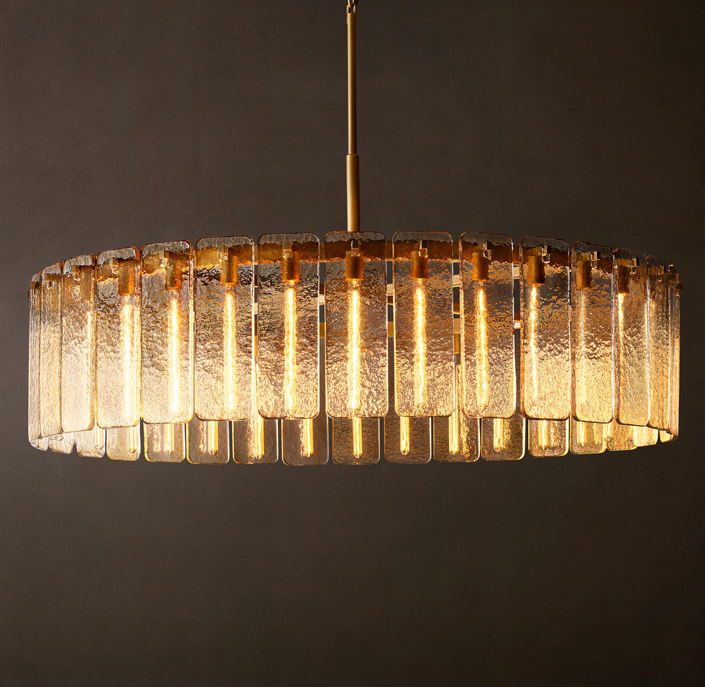 Signature Calamette Glass Round Chandelier – 60"