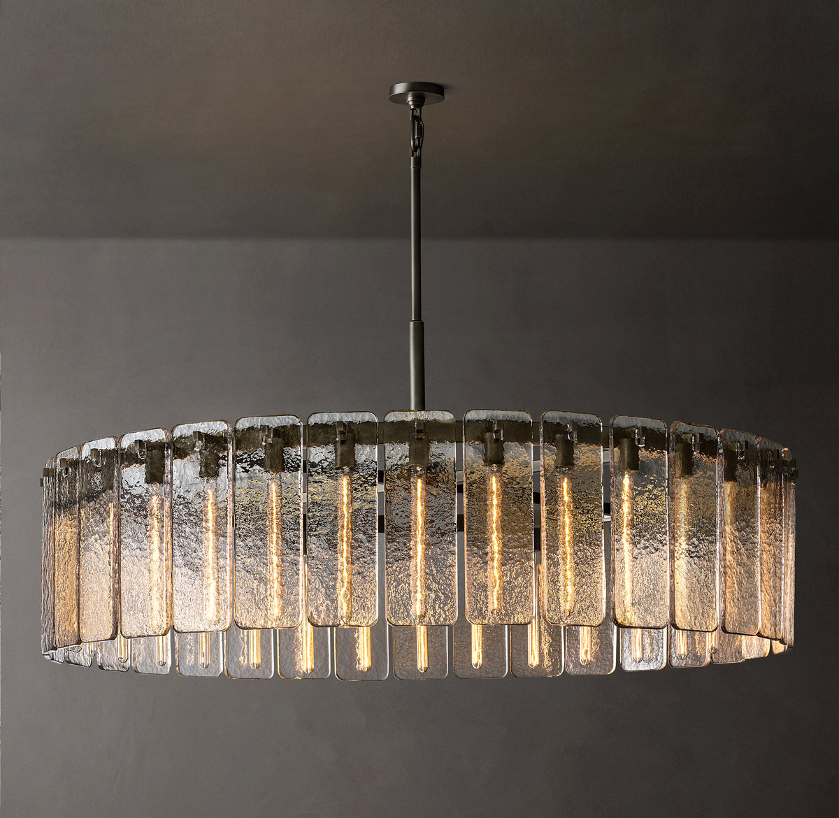 Signature Calamette Glass Round Chandelier