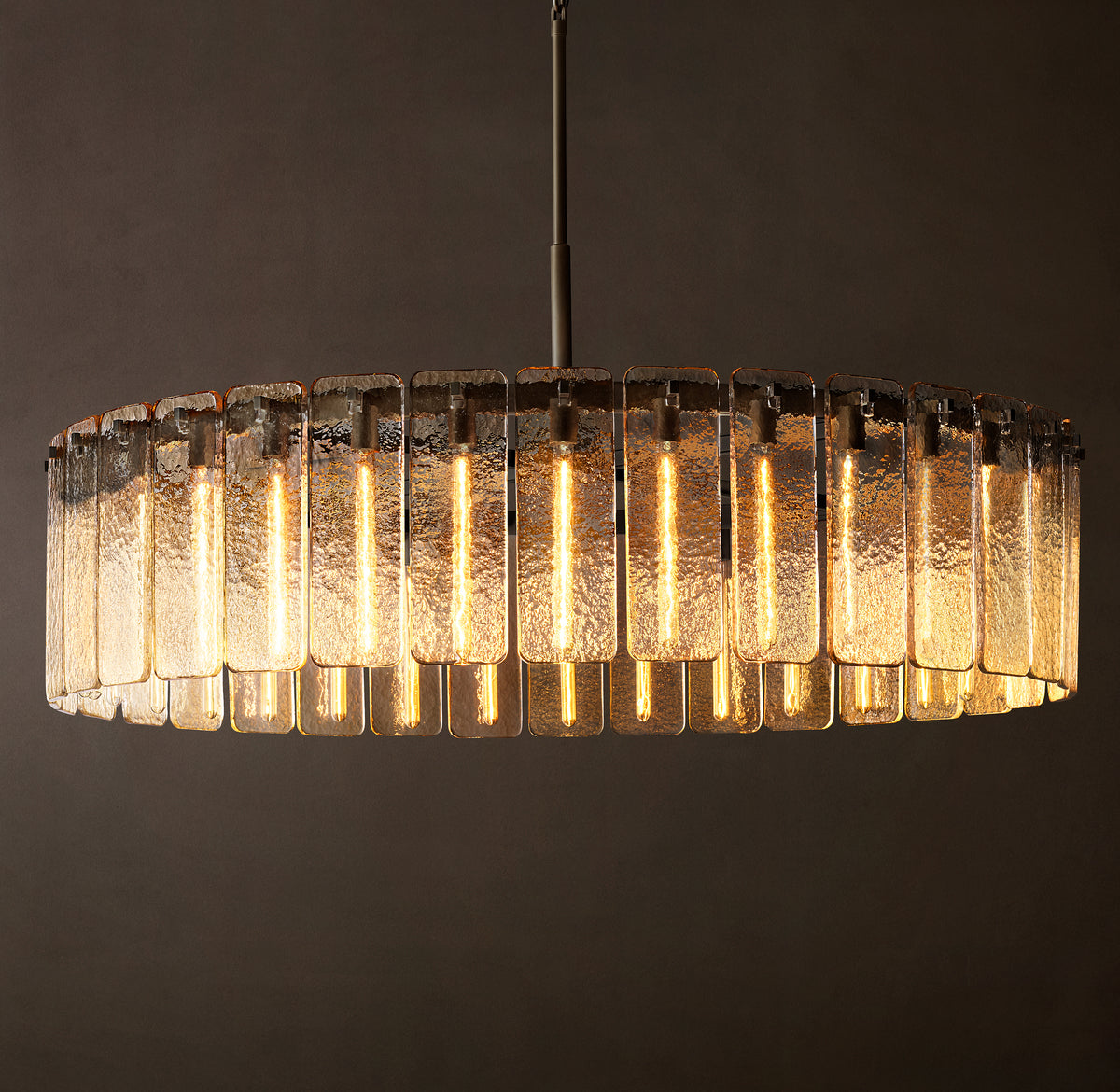 Signature Calamette Glass Round Chandelier – 60"
