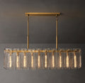 Signature Calamette Glass Rectangular Chandelier