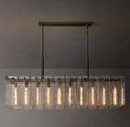 Signature Calamette Glass Rectangular Chandelier