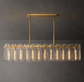 Signature Calamette Glass Rectangular Chandelier