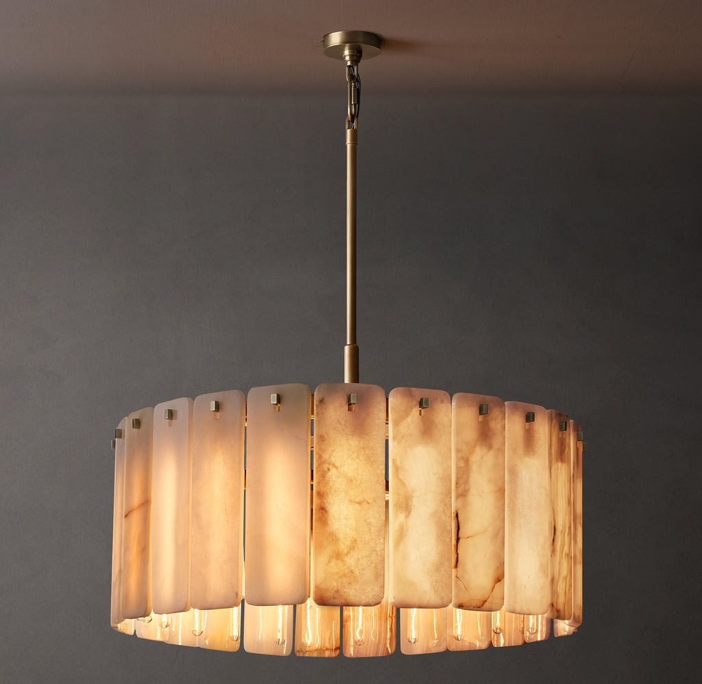 Signature Calamette Onyx Round Chandelier