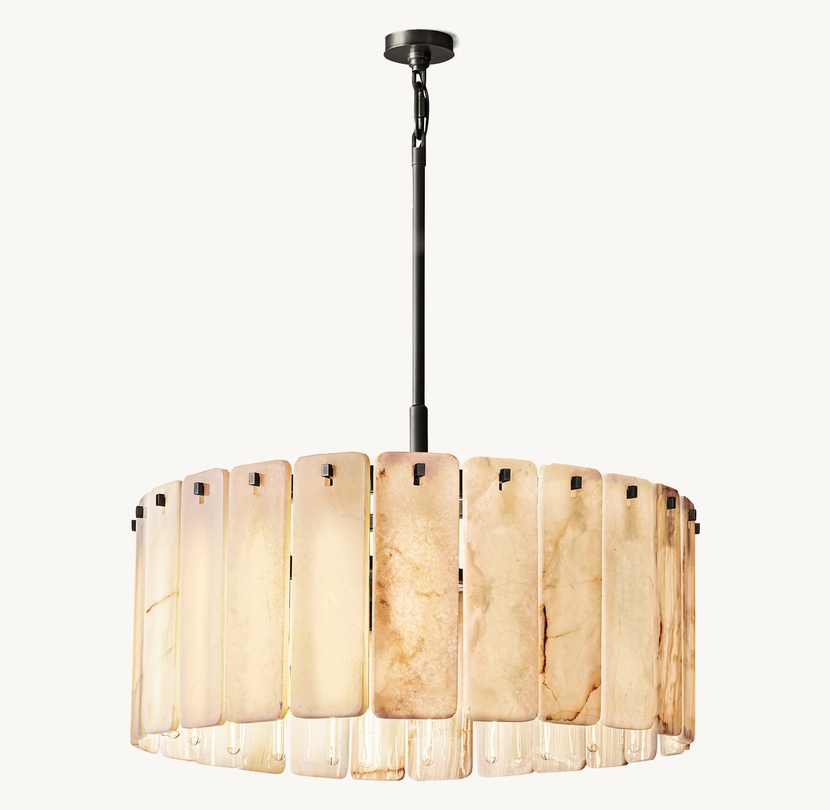 Signature Calamette Onyx Round Chandelier