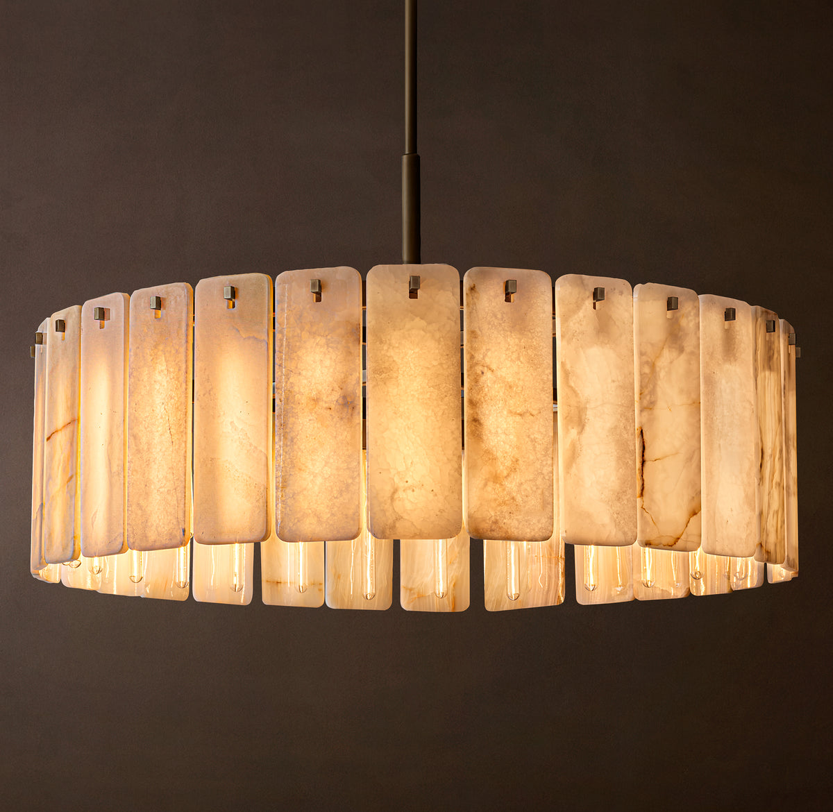 Signature Calamette Onyx Round Chandelier – 48"