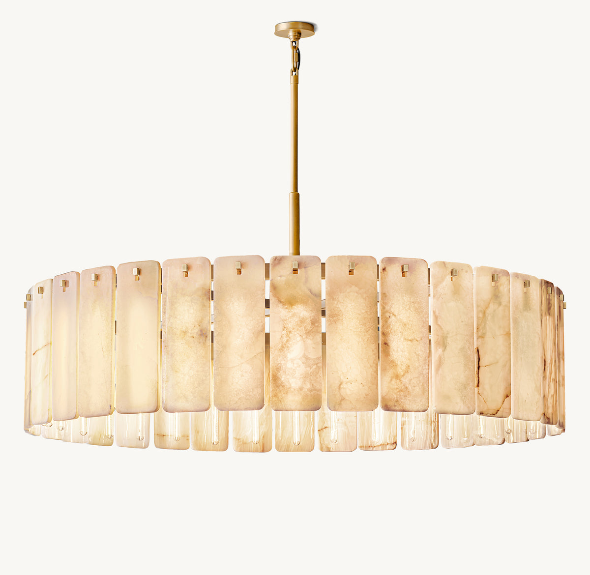 Signature Calamette Onyx Round Chandelier, alternate view