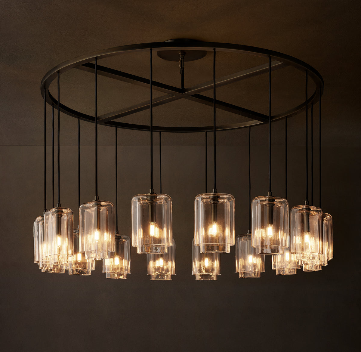 Artisan Lacour Clear Glass Round Chandelier