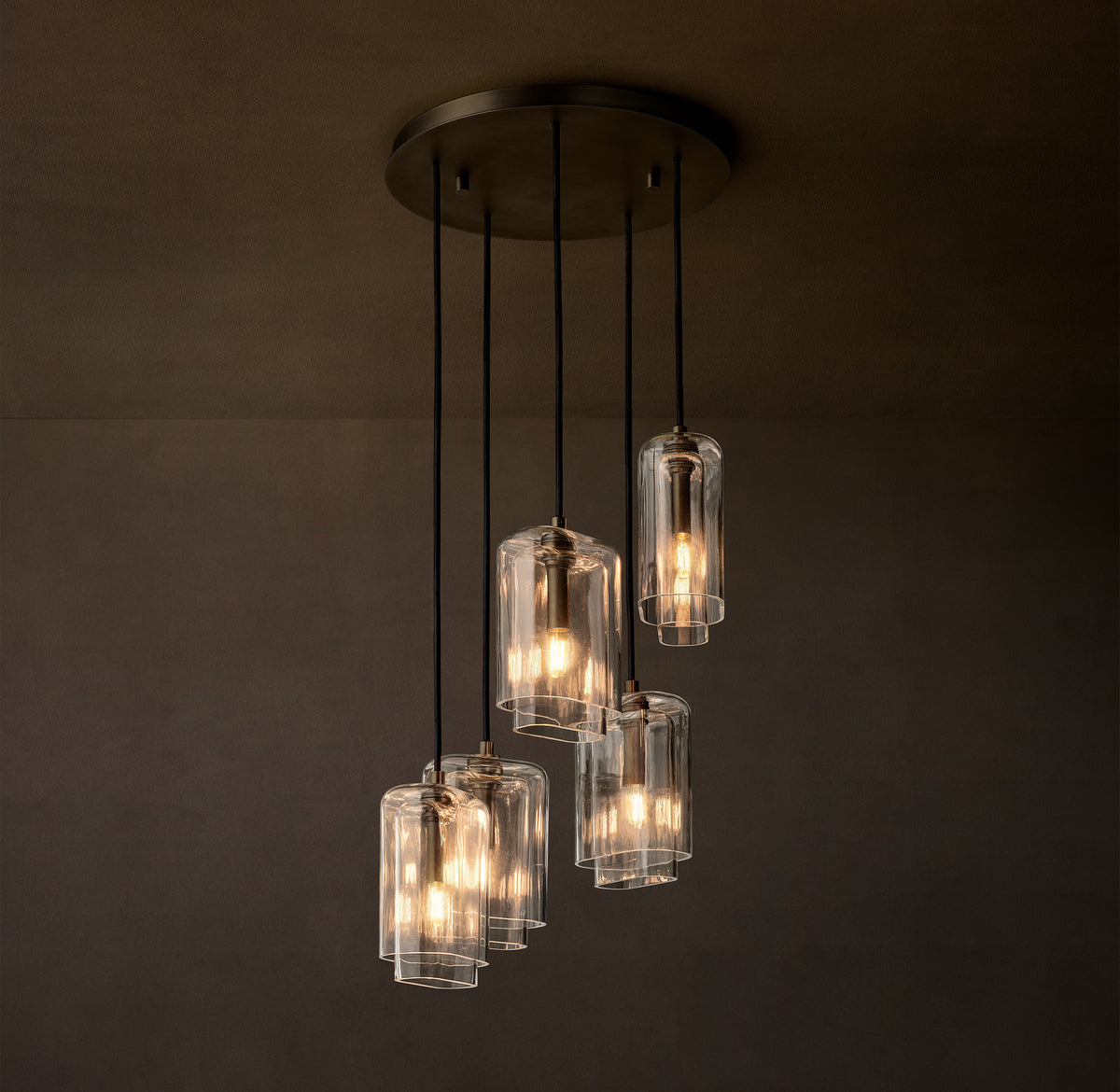 Artisan Lacour Clear Glass Cluster Chandelier