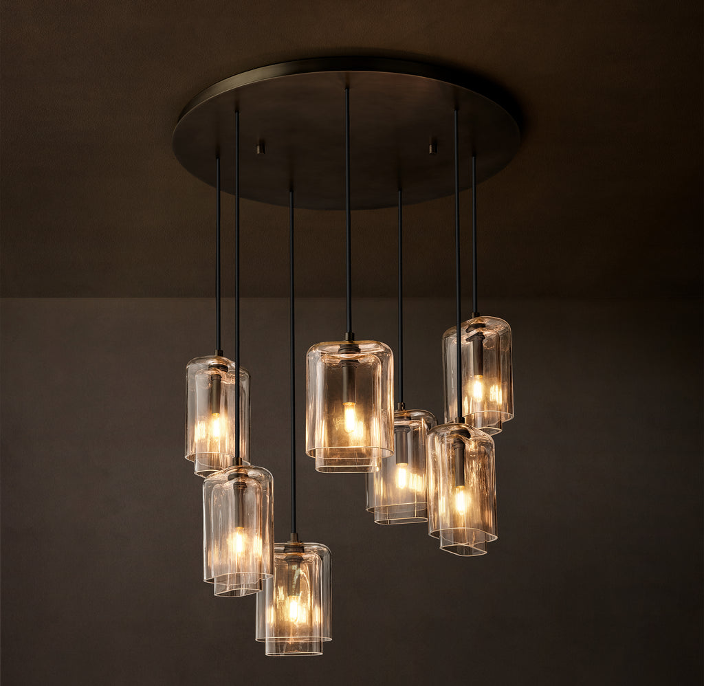 Artisan Lacour Clear Glass Cluster Chandelier