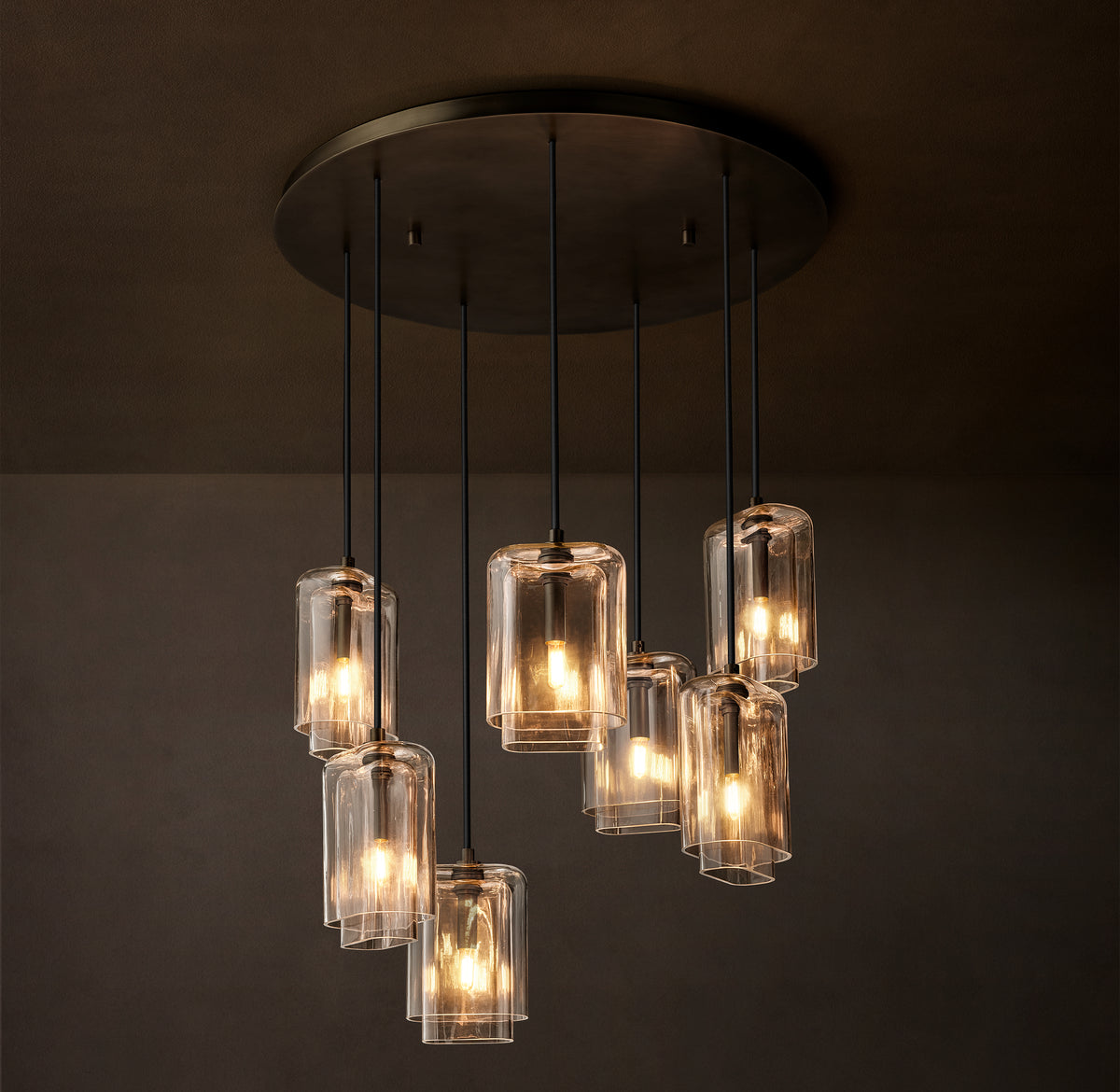 Artisan Lacour Clear Glass Cluster Chandelier