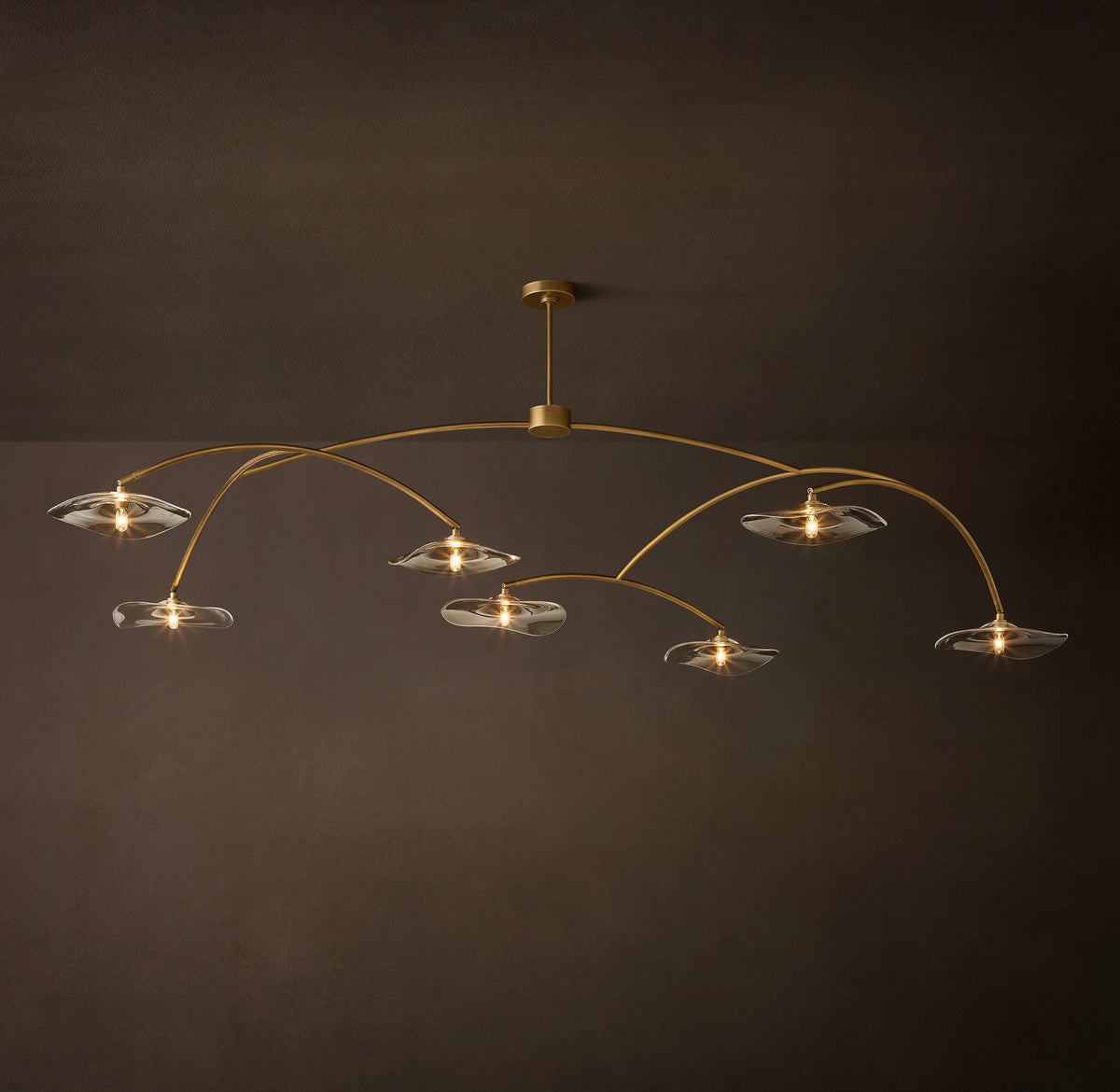 Signature Lily Clear Glass Round Chandelier
