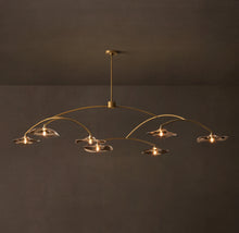 Signature Lily Smoke Glass Round Chandelier – 84"