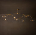 Signature Lily Smoke Glass Round Chandelier