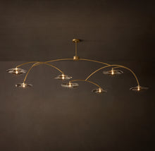 Signature Lily Smoke Glass Round Chandelier – 96"