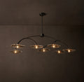 Signature Lily Smoke Glass Round Chandelier