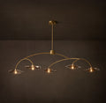 Signature Lily Smoke Glass Linear Chandelier