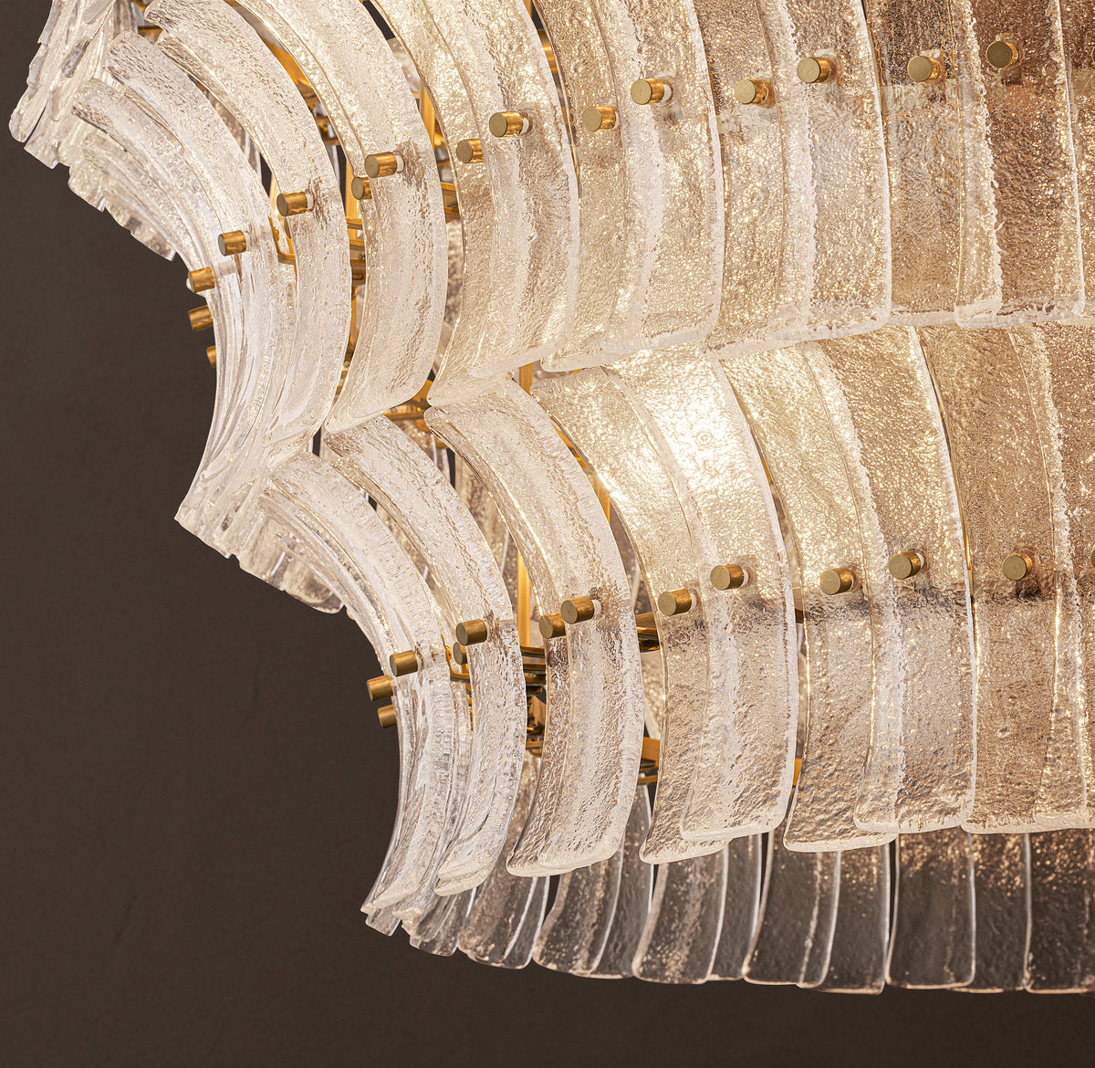 Heritage Romano Clear Glass Round Chandelier – 48"
