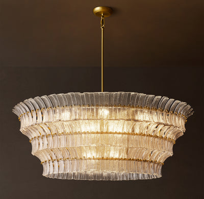 Heritage Romano Clear Glass Round Chandelier – 60"