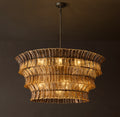 Heritage Romano Smoke Glass Round Chandelier