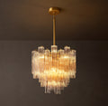 Heritage Tronchi Clear Glass Round Chandelier