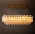 Heritage Tronchi Clear Glass Linear Chandelier