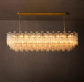 Heritage Tronchi Clear Glass Linear Chandelier