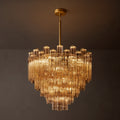 Heritage Tronchi Smoke Glass Round Chandelier