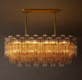 Heritage Tronchi Smoke Glass Linear Chandelier