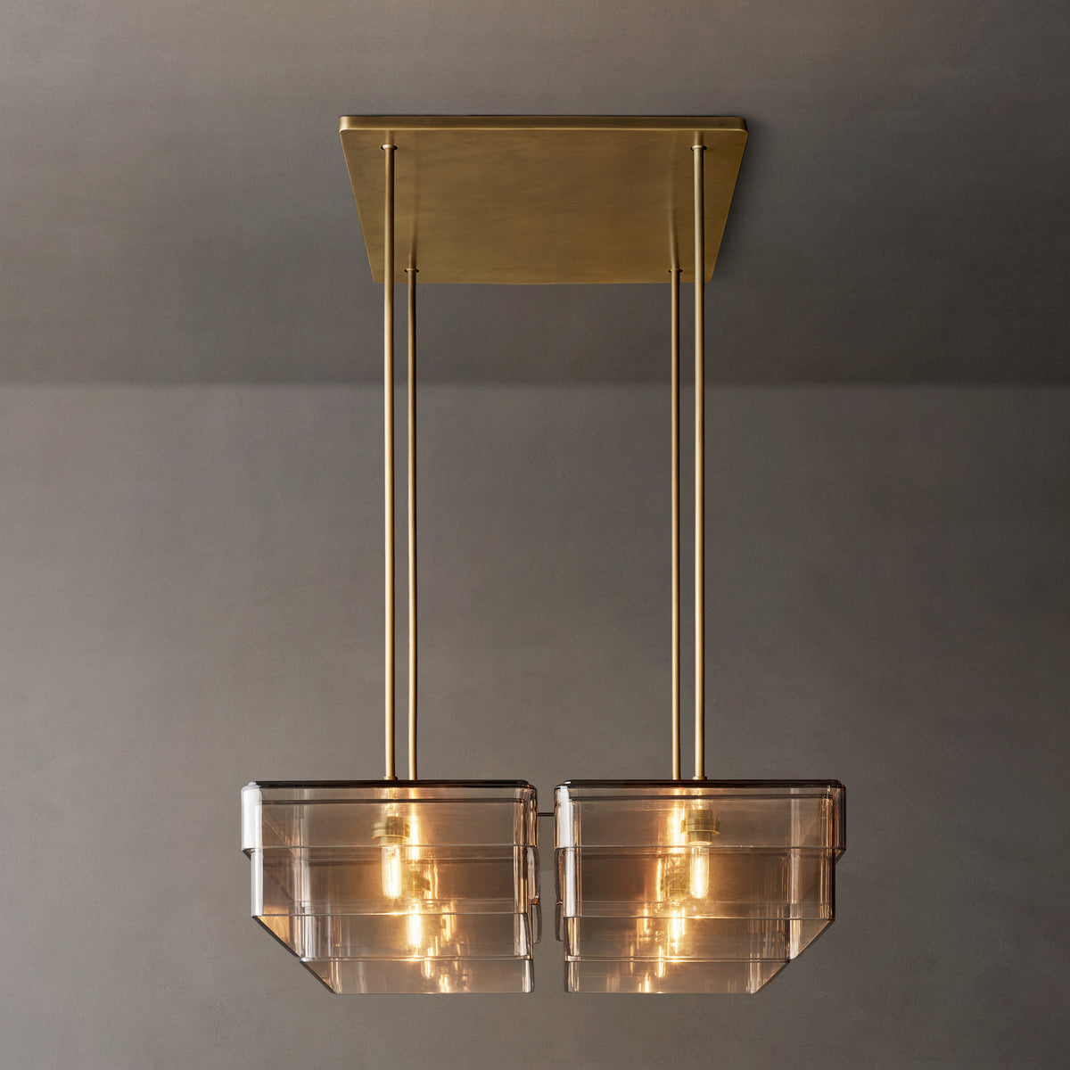 Signature Remy Square Chandelier, alternate view