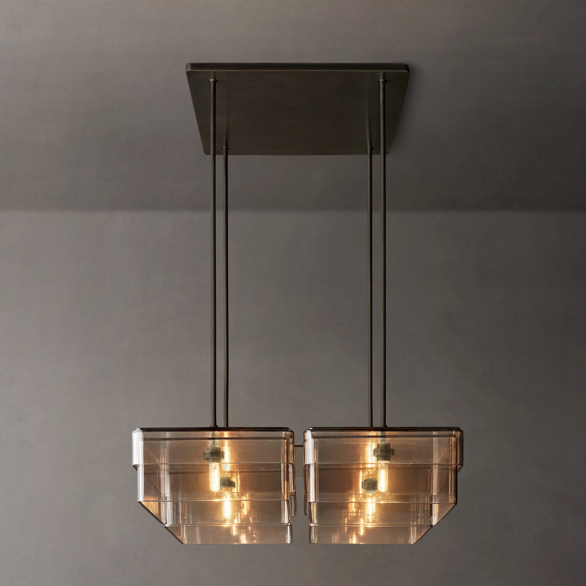 Signature Remy Square Chandelier, alternate view