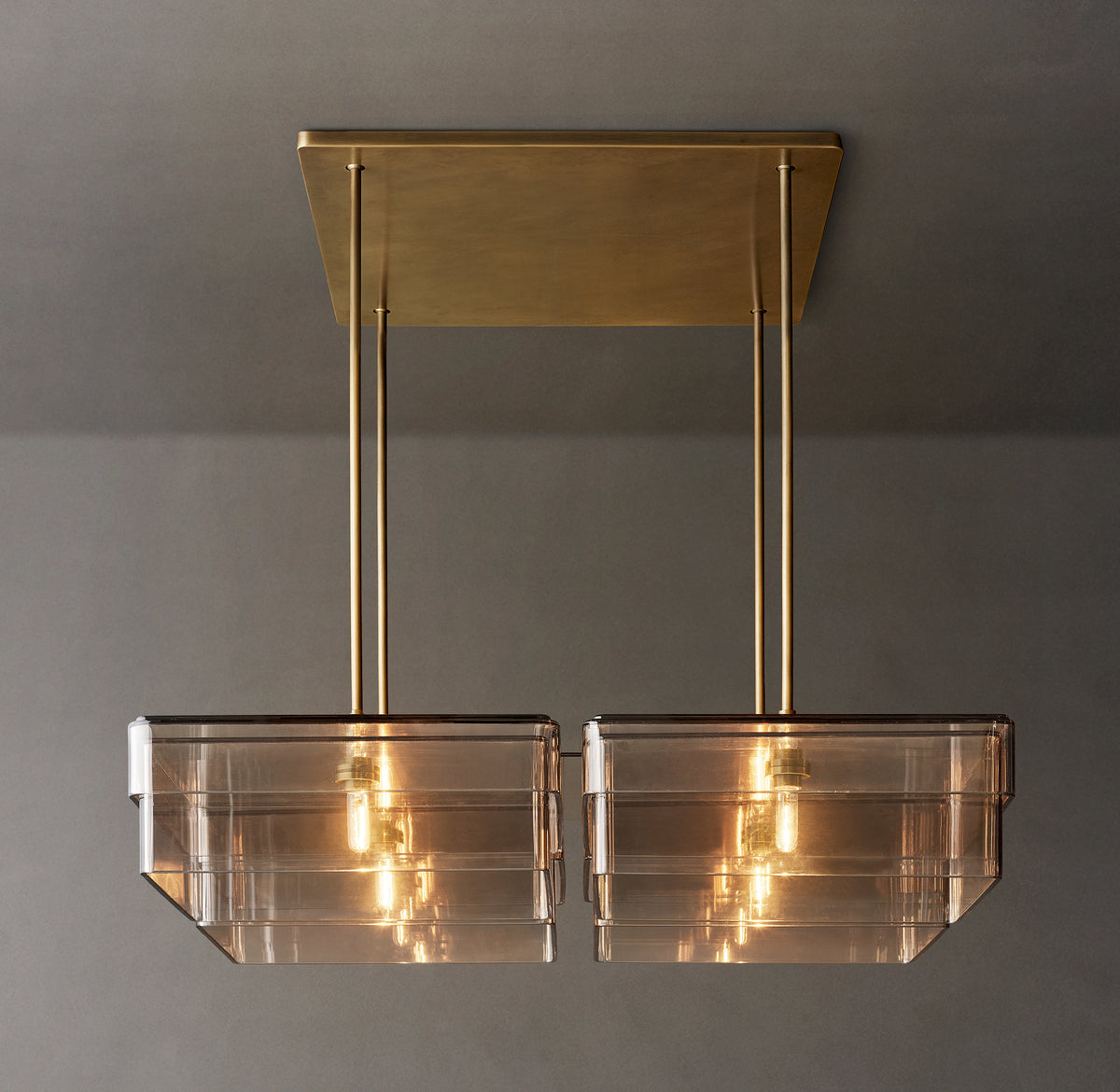 Signature Remy Square Chandelier, alternate view