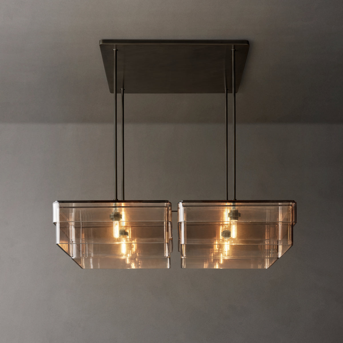 Signature Remy Square Chandelier, alternate view