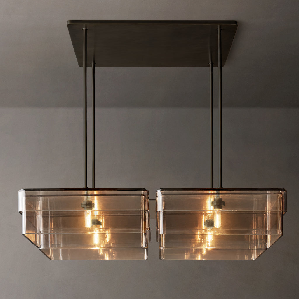 Signature Remy Square Chandelier, alternate view
